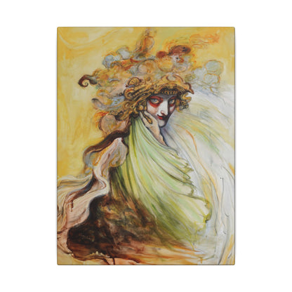 The Golden Seer Matte Canvas Print, Stretched, Wrapped Wall Art with Hardware 0.75"