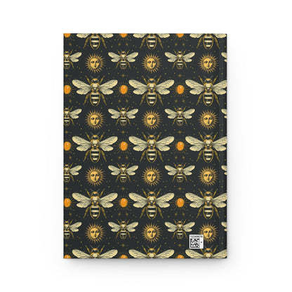 Celestial Bees Matte Hardcover Journal