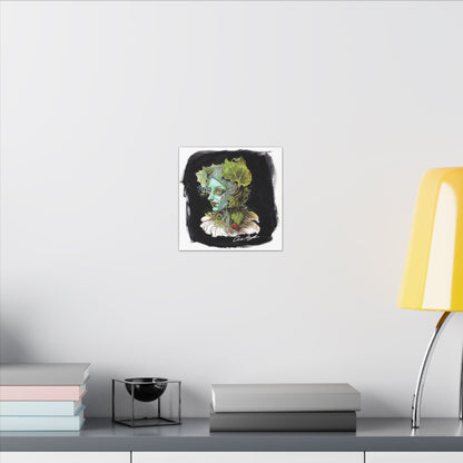Kin of the Wood 2 Stretched Square Canvas Print, Wrapped Wall Art with Hardware 0.75" depth