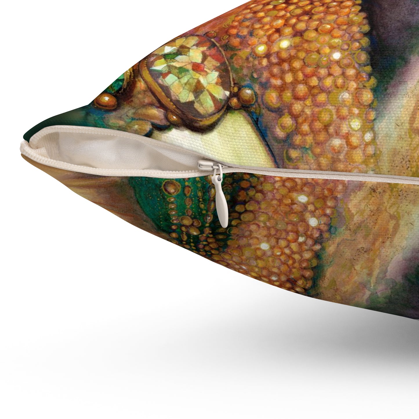 Ornaments of Gold Square Pillow