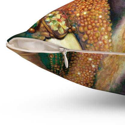 Ornaments of Gold Square Pillow