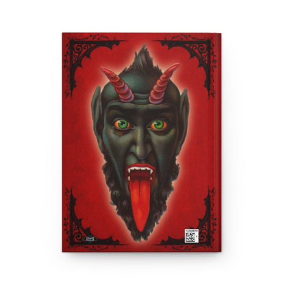 Krampus Face Matte Hardcover Journal