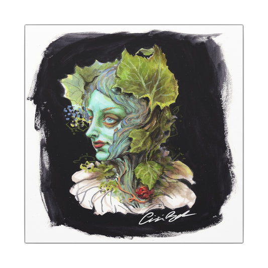 Kin of the Wood 2 Stretched Square Canvas Print, Wrapped Wall Art with Hardware 0.75" depth