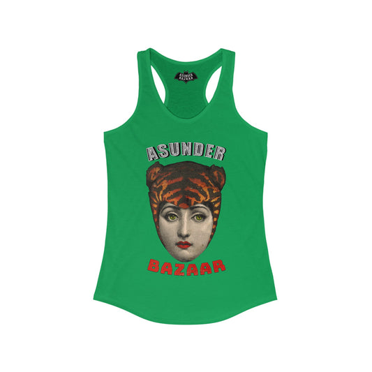 Asunder Bazaar Women's Ideal Racerback Logo Tank