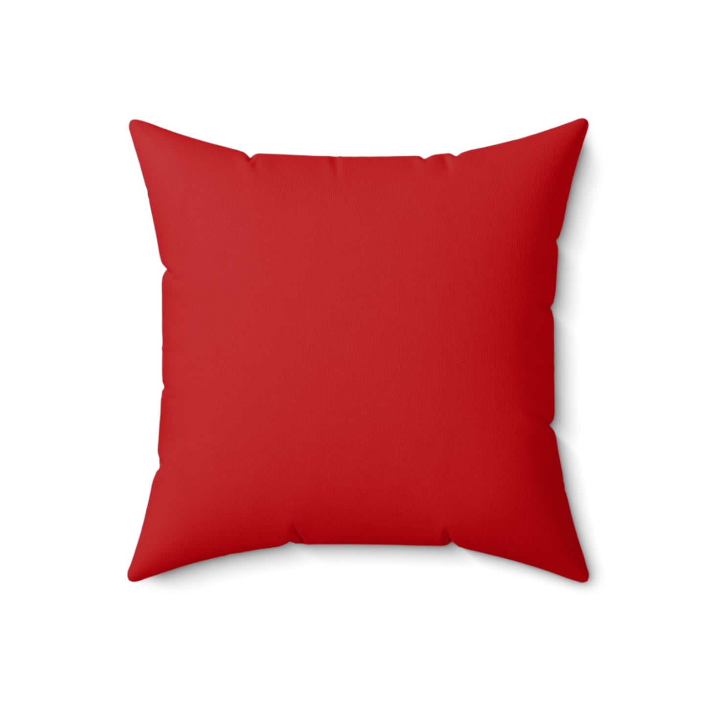 Red Illustration Square Pillow