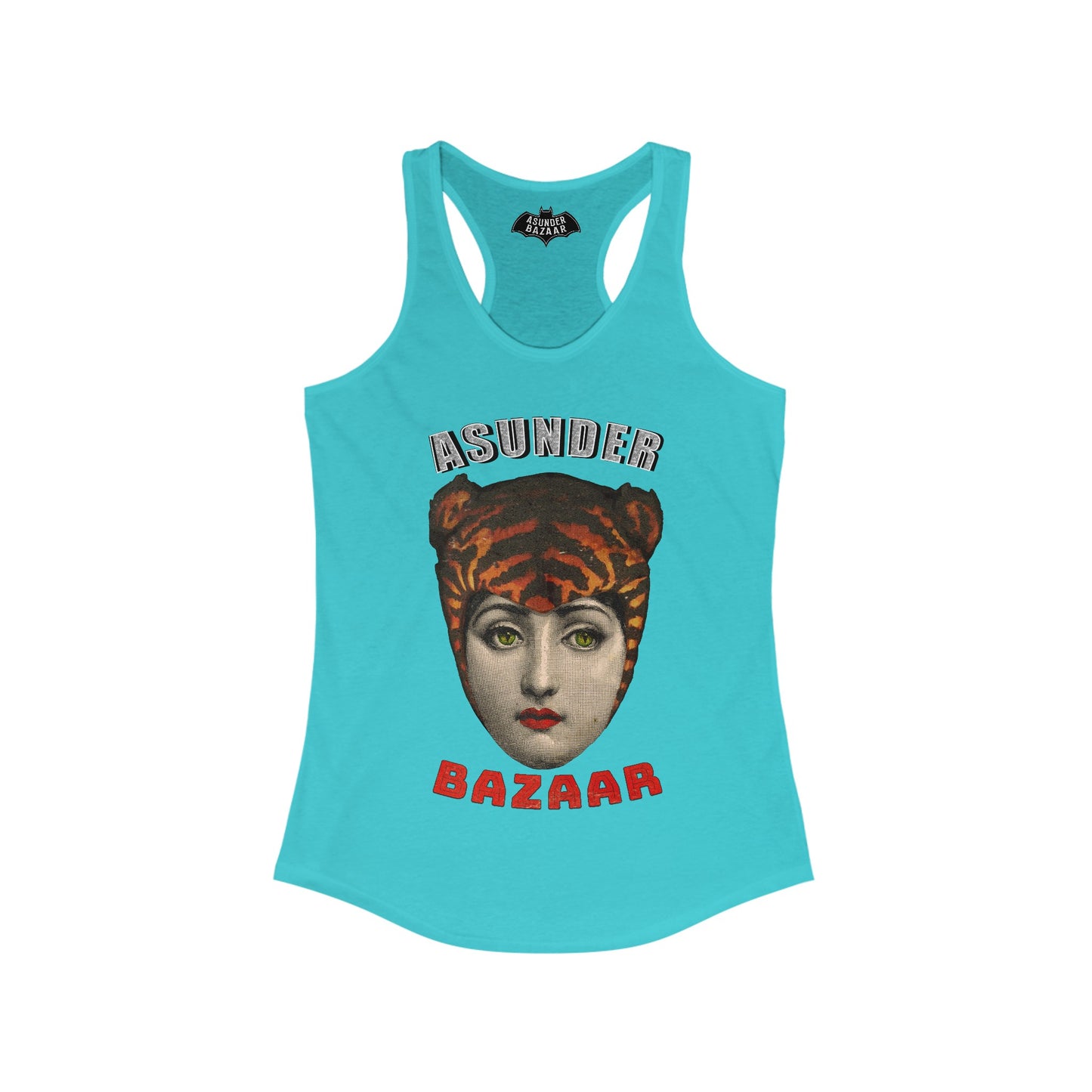 Asunder Bazaar Women's Ideal Racerback Logo Tank