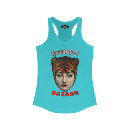 Asunder Bazaar Women's Ideal Racerback Logo Tank