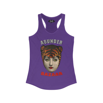 Asunder Bazaar Women's Ideal Racerback Logo Tank