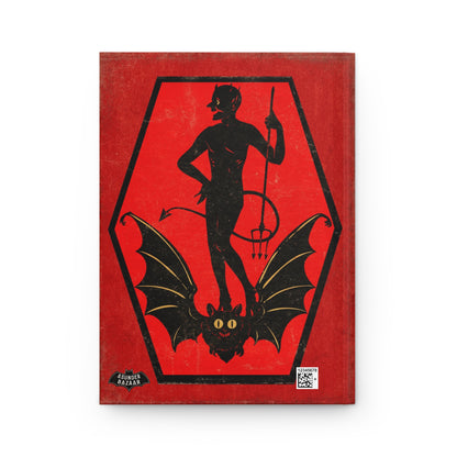 Red Devil Matte Hardcover Journal