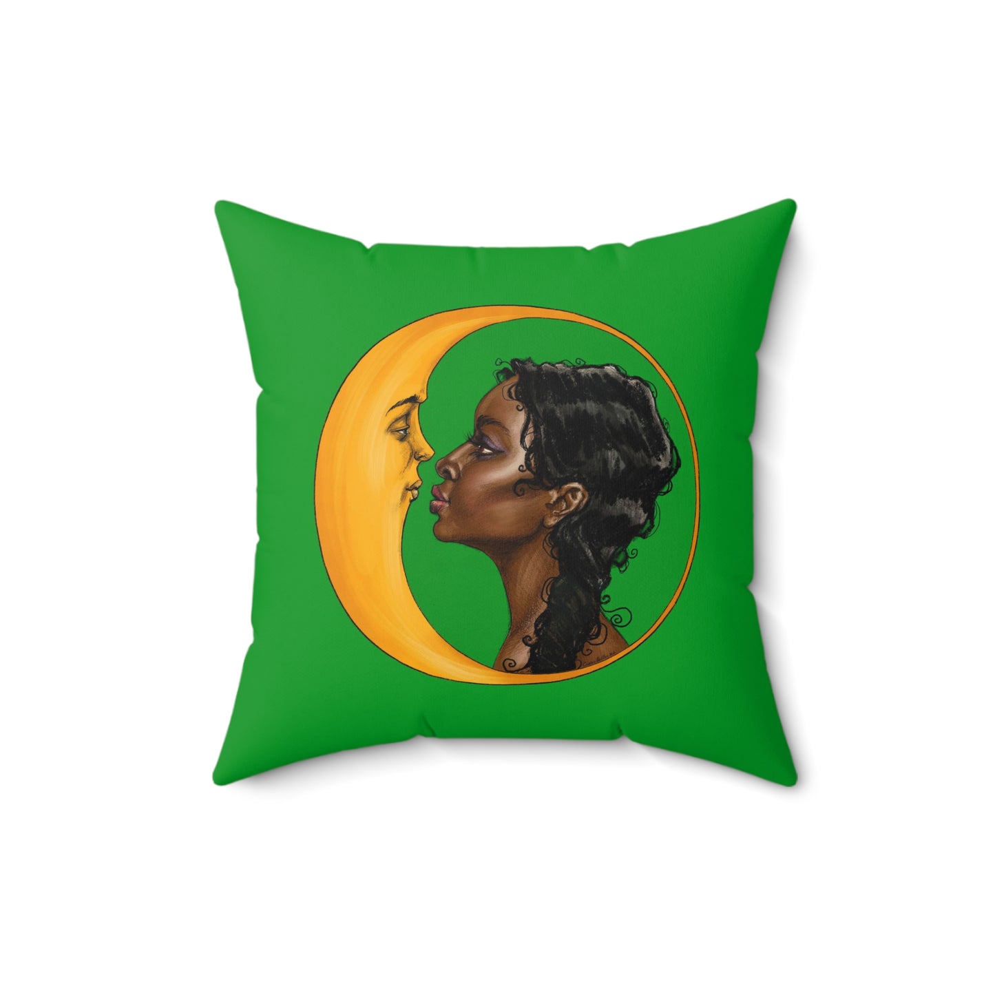Moon Kiss Square Pillow