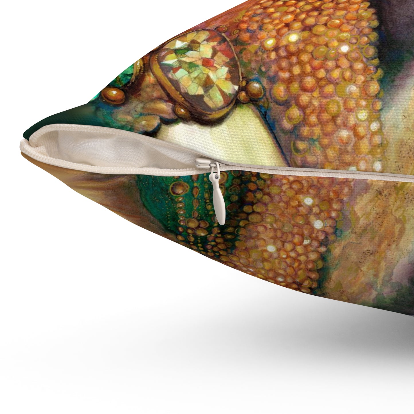 Ornaments of Gold Square Pillow