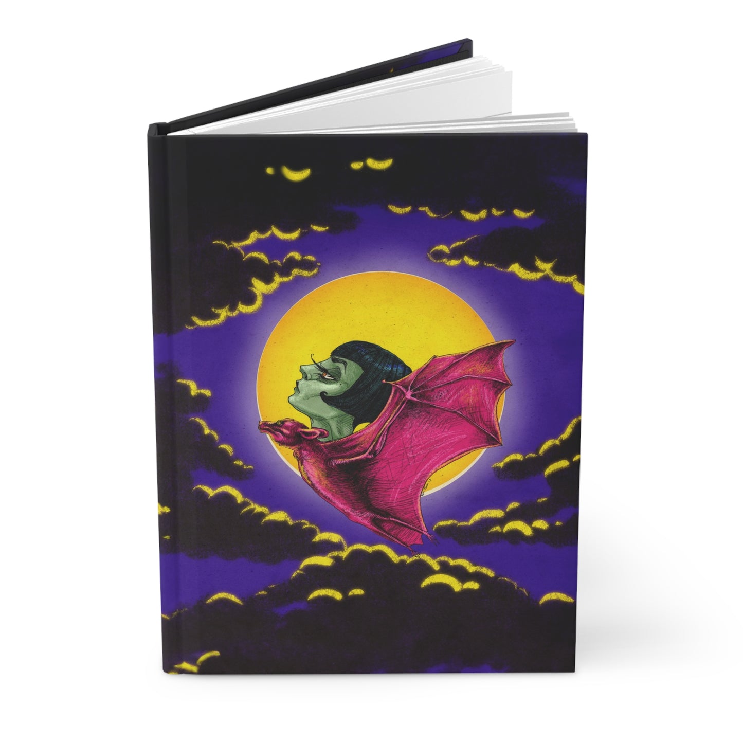 Bat Moon Matte Hardcover Journal