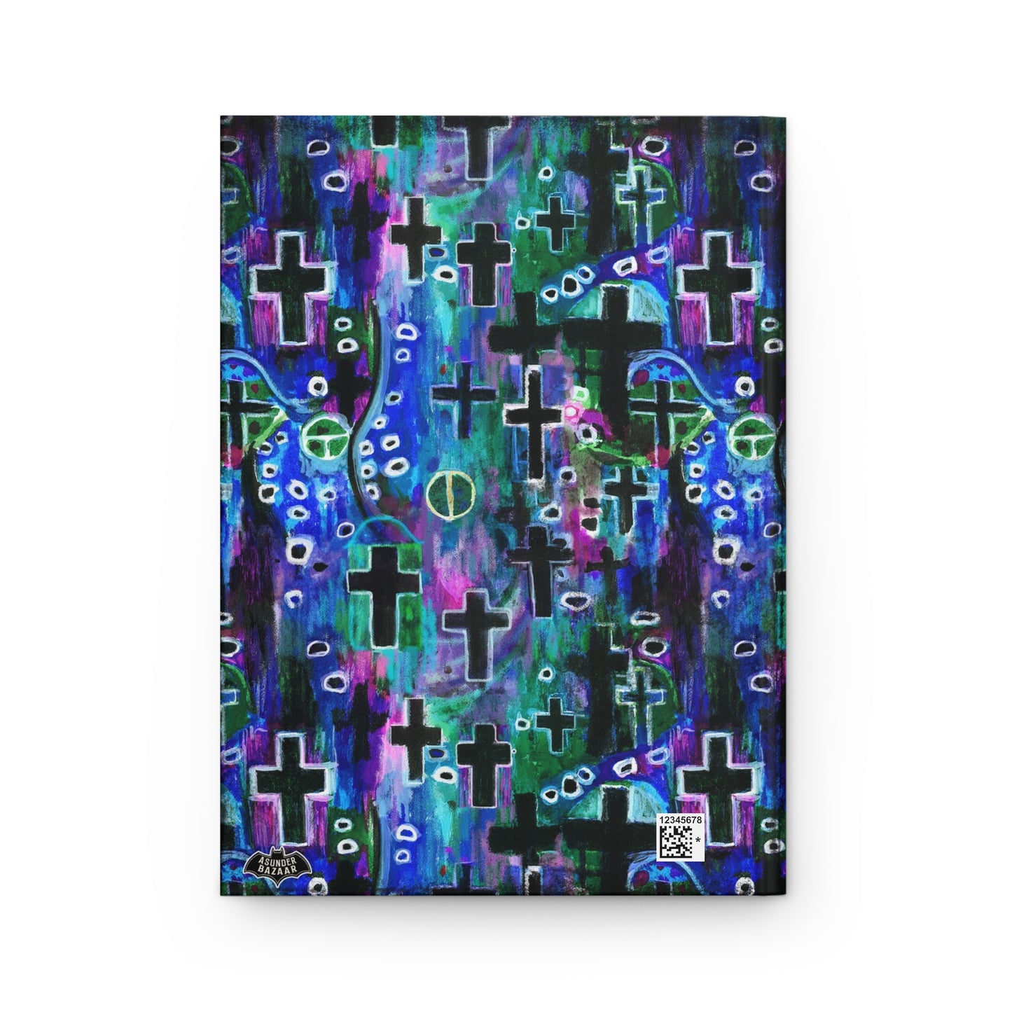 Klimt Death Crosses Matte Hardcover Journal