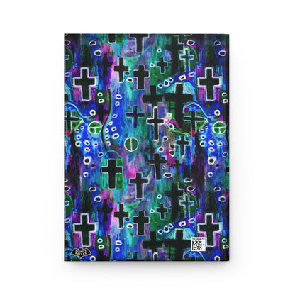 Klimt Death Crosses Matte Hardcover Journal