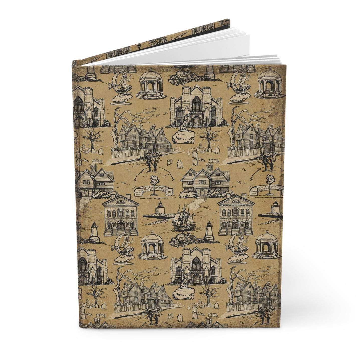 Salem Massachusetts Matte Hardcover Journal