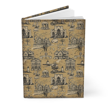 Salem Massachusetts Matte Hardcover Journal