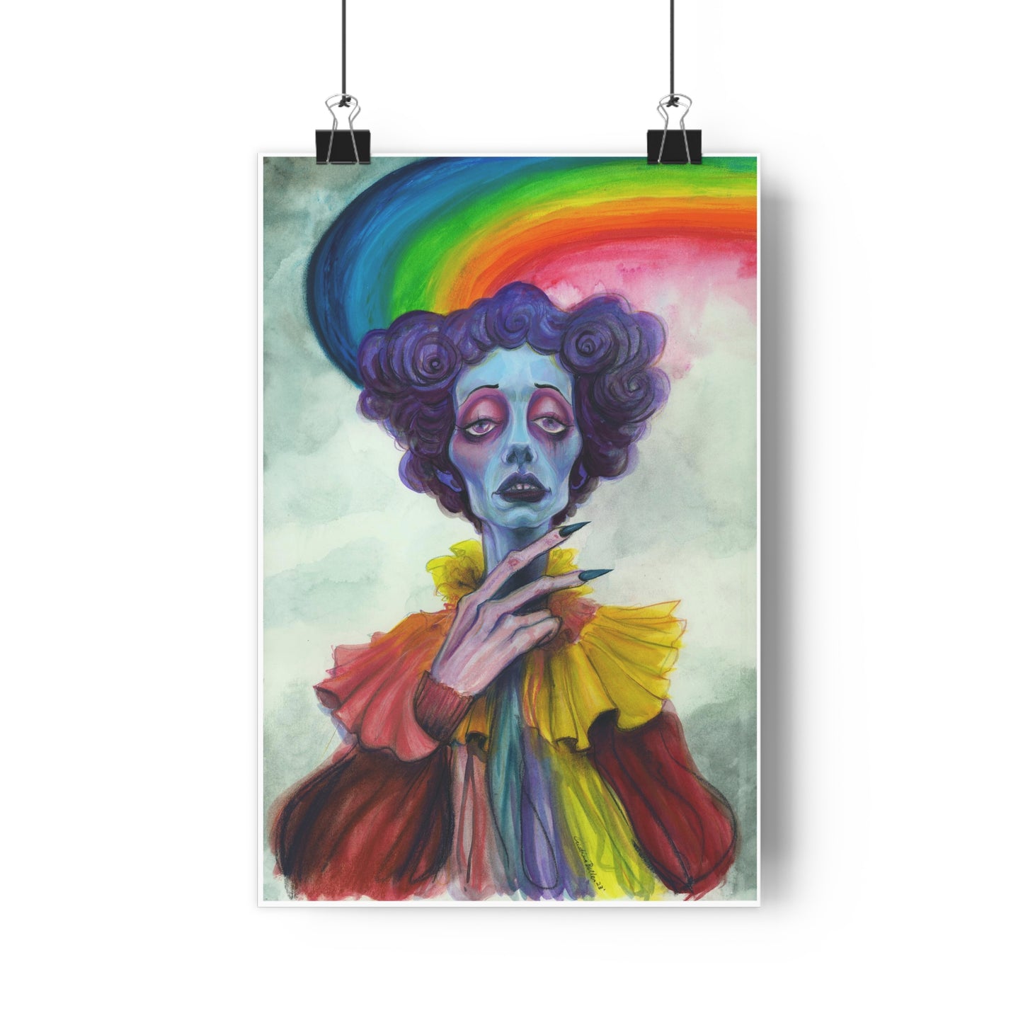 Rainbow Tears Giclée Art Print