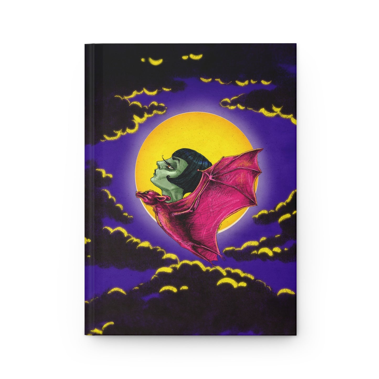 Bat Moon Matte Hardcover Journal