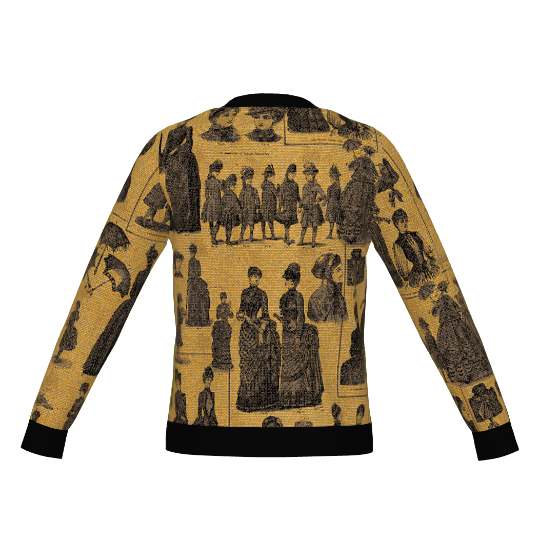 PRE-ORDER Sepia Fashion Crewneck Sweater Unisex Classic Fit Graphic Pullover