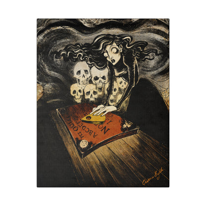 Seance Stretched Canvas Print, Wrapped Wall Art with Hardware 0.75" depth