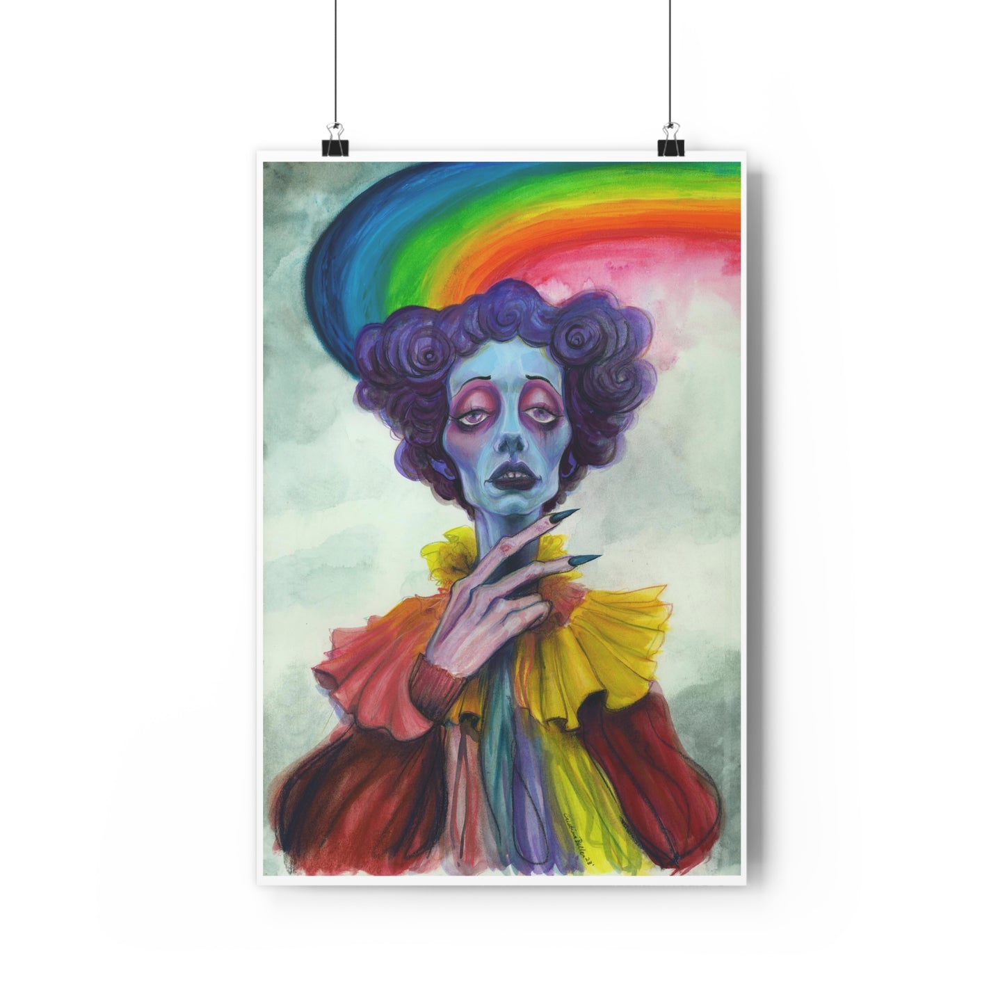 Rainbow Tears Giclée Art Print