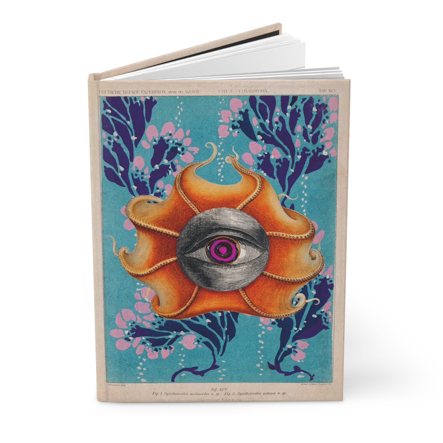 Eyectopus Collage Matte Hardcover Journal