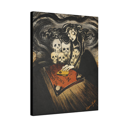 Seance Stretched Canvas Print, Wrapped Wall Art with Hardware 0.75" depth