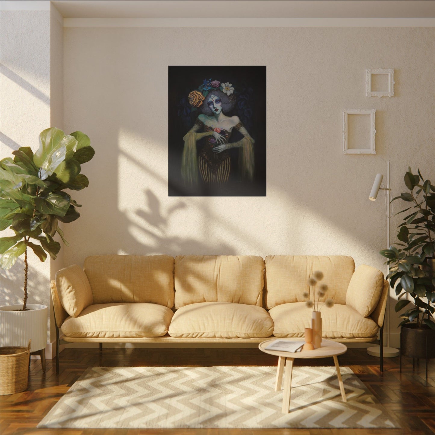 The Marionette Stretched Canvas Print, Wrapped Wall Art with Hardware 0.75" depth