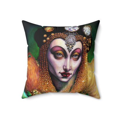 Ornaments of Gold Square Pillow