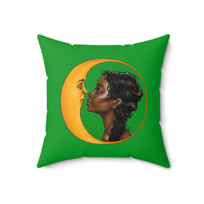Moon Kiss Square Pillow
