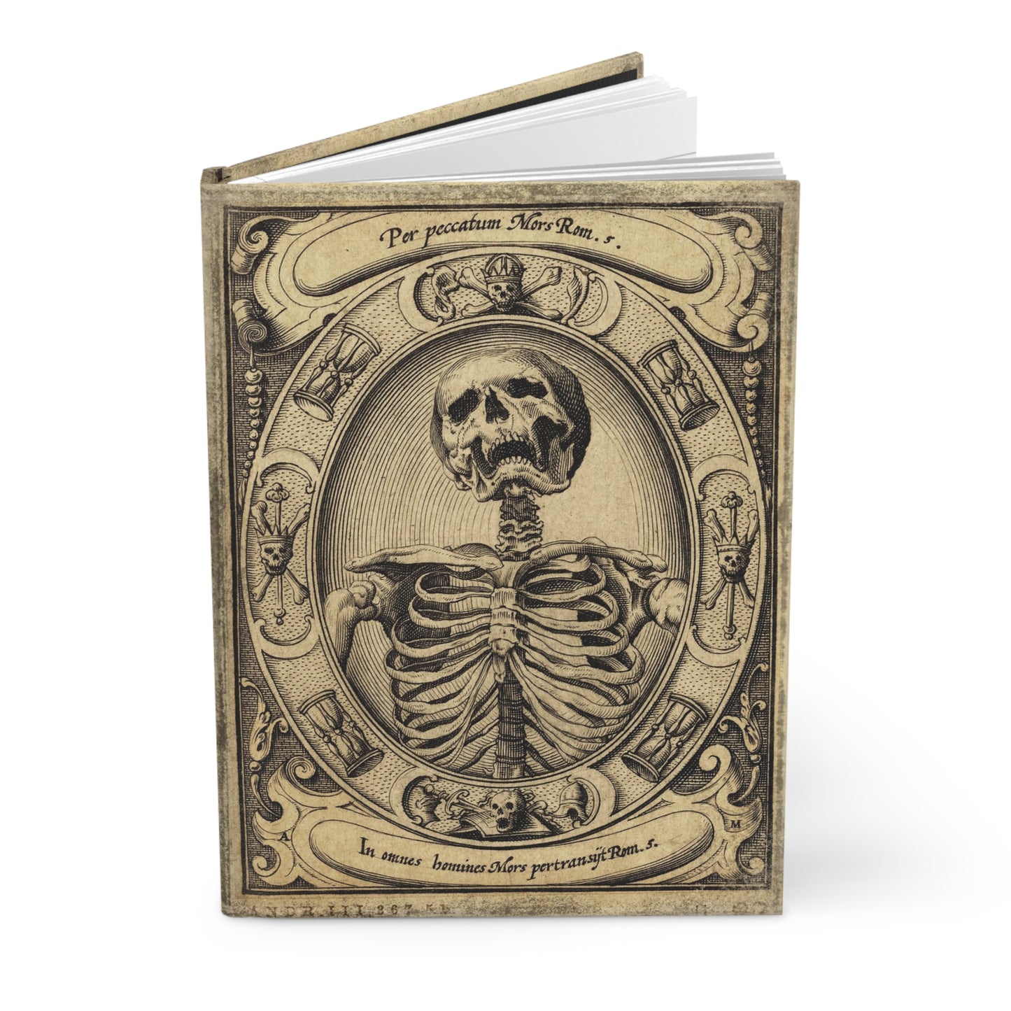 Memento Mori Matte Hardcover Journal