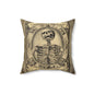 Memento Mori Square Pillow