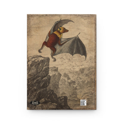 Vintage Bats Matte Hardcover Journal