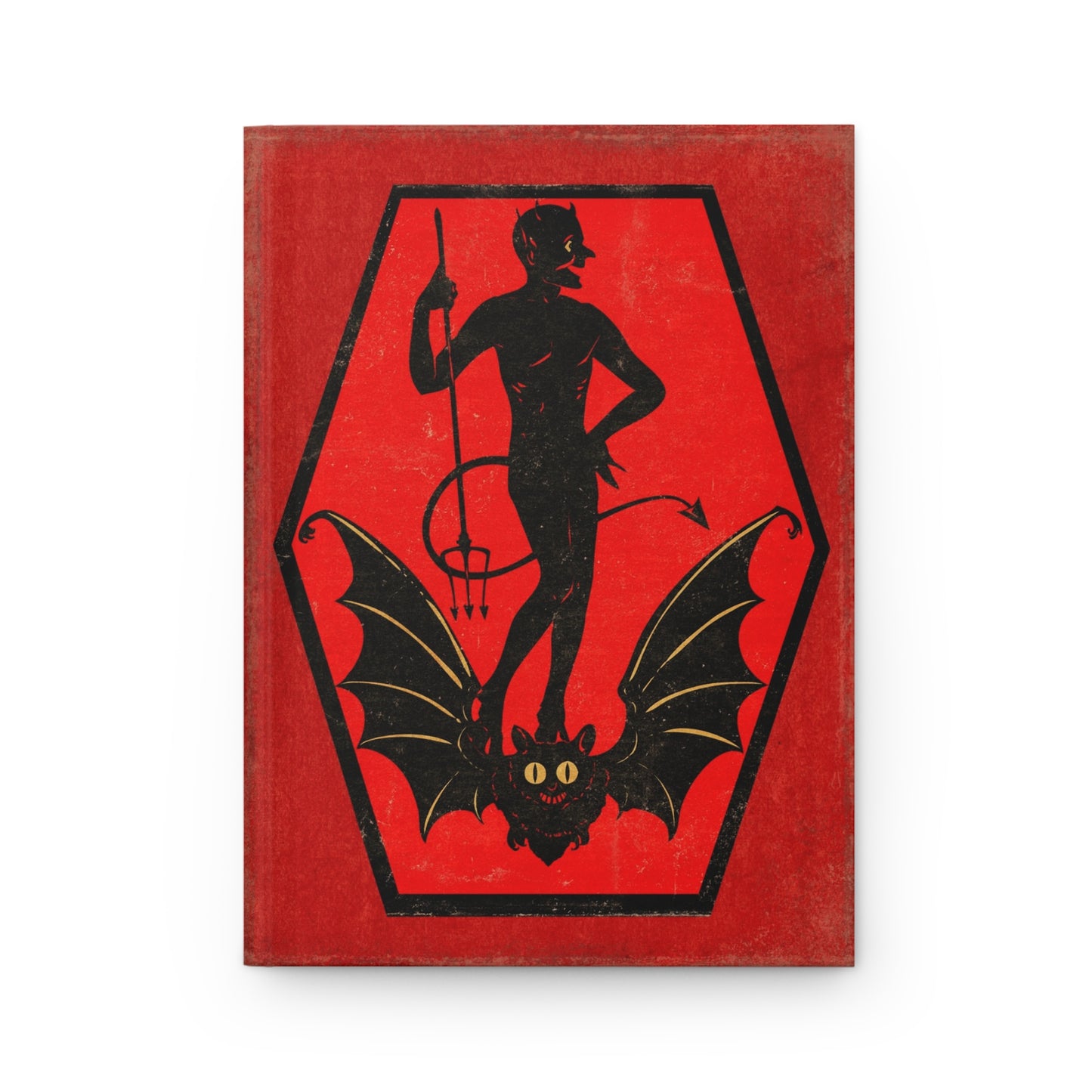 Red Devil Matte Hardcover Journal