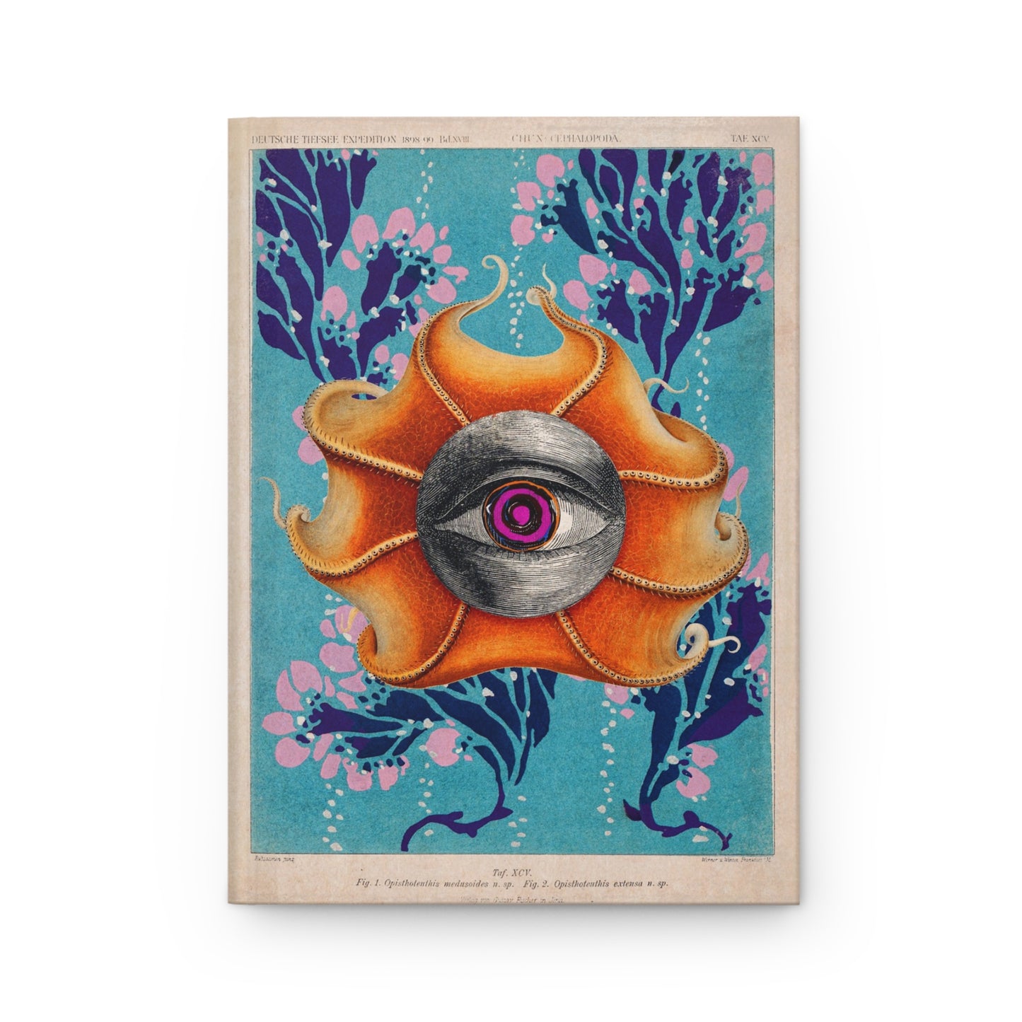 Eyectopus Collage Matte Hardcover Journal