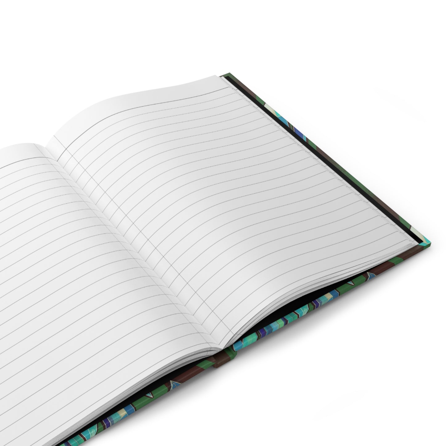 Art Deco Crystals Earthtone Matte Hardcover Journal