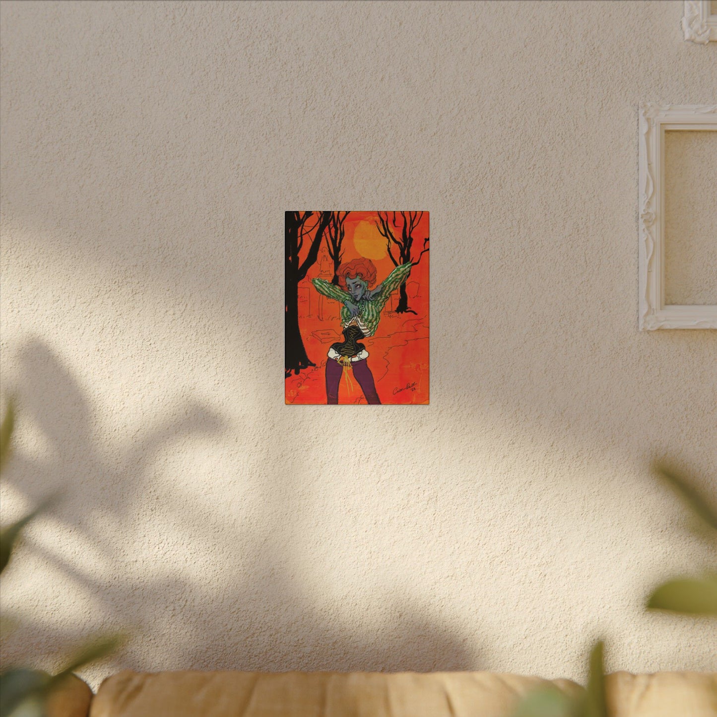 Peekaboo DTIYS Canvas Print, Wrapped Wall Art with Hardware 0.75" depth