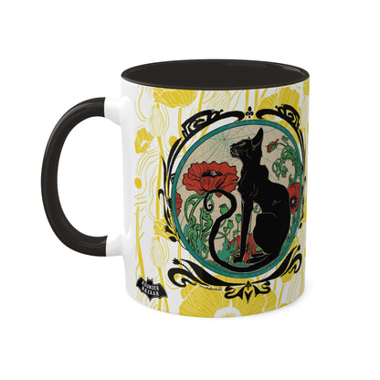 Herman with Poppies 11oz Ceramic Two-Tone Mug