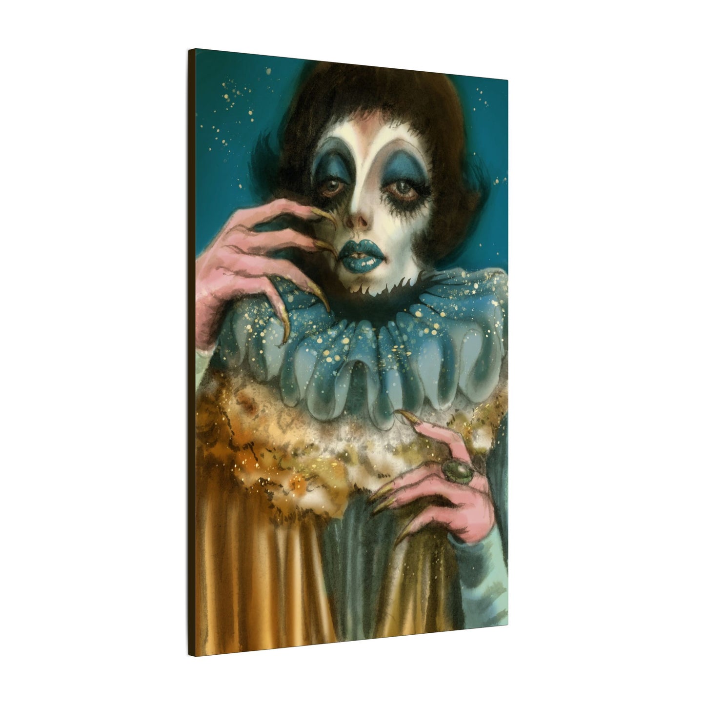 Pierrot 01 Matte Canvas Print, Stretched, Wrapped Wall Art with Hardware 0.75"