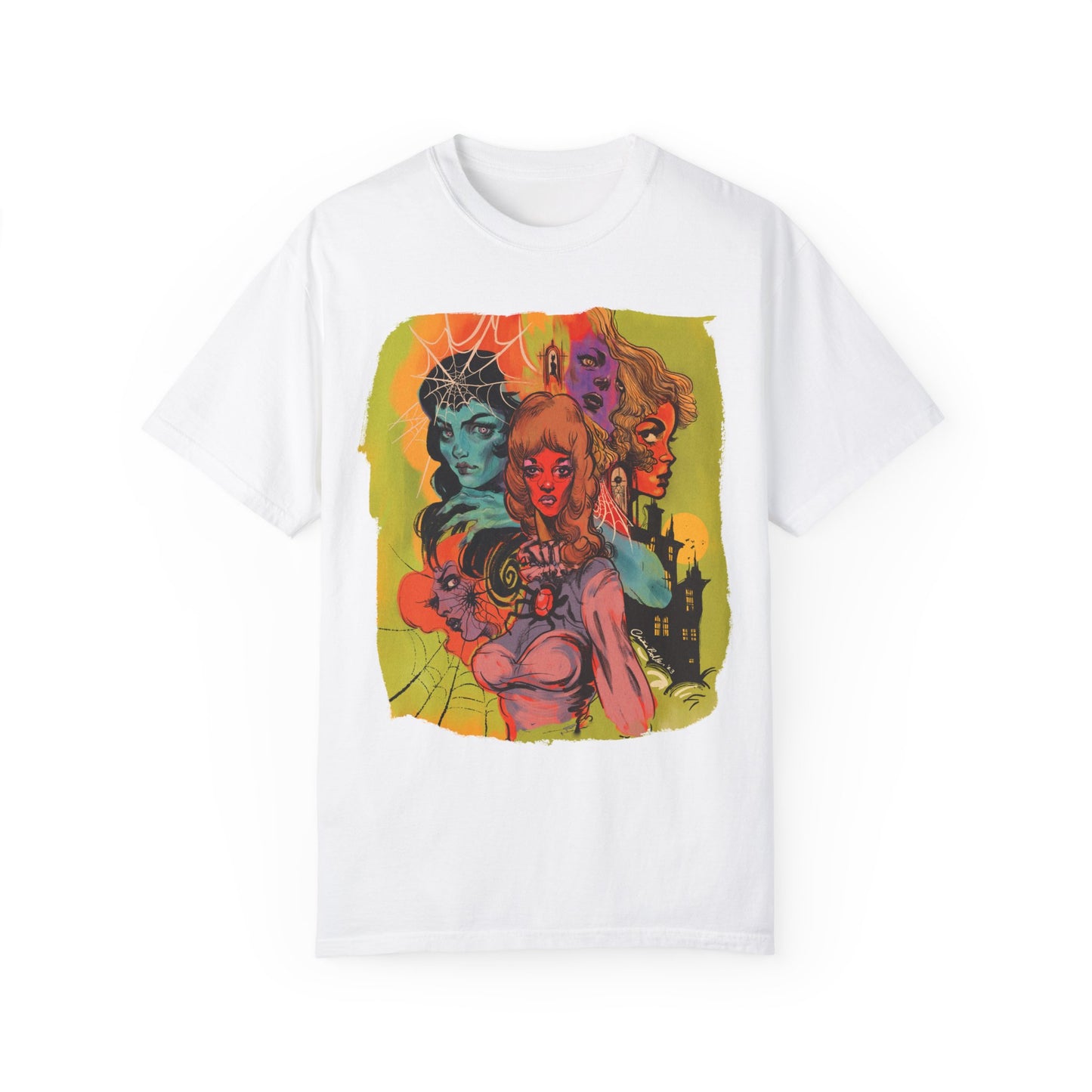 Unisex Women of Horror Garment-Dyed Tee