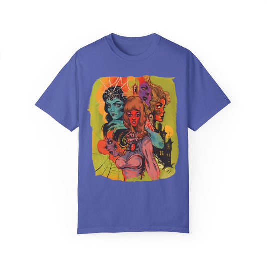 Unisex Women of Horror Garment-Dyed Tee