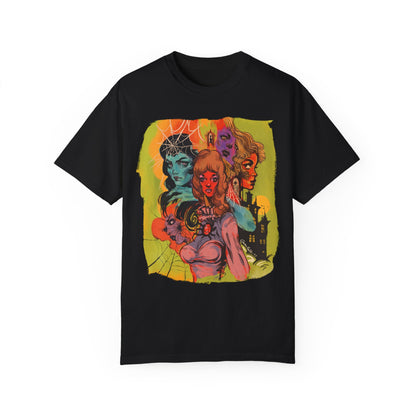 Unisex Women of Horror Garment-Dyed Tee