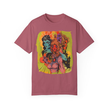 Unisex Women of Horror Garment-Dyed Tee