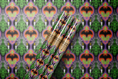 Halloween Ogee Wrapping Paper 3 Sheet Roll