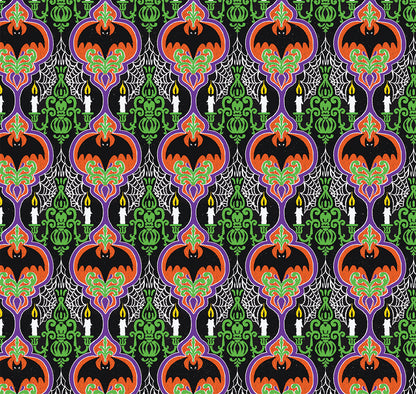 Halloween Ogee Wrapping Paper 3 Sheet Roll