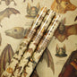 Vintage Bats Wrapping Paper 3 Sheet Roll