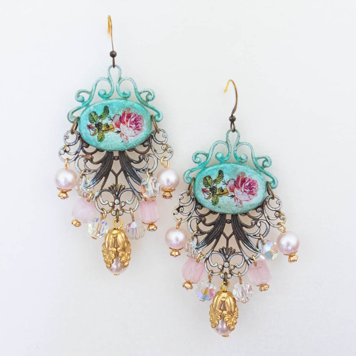 La Vie en Rose Bohemian Earrings