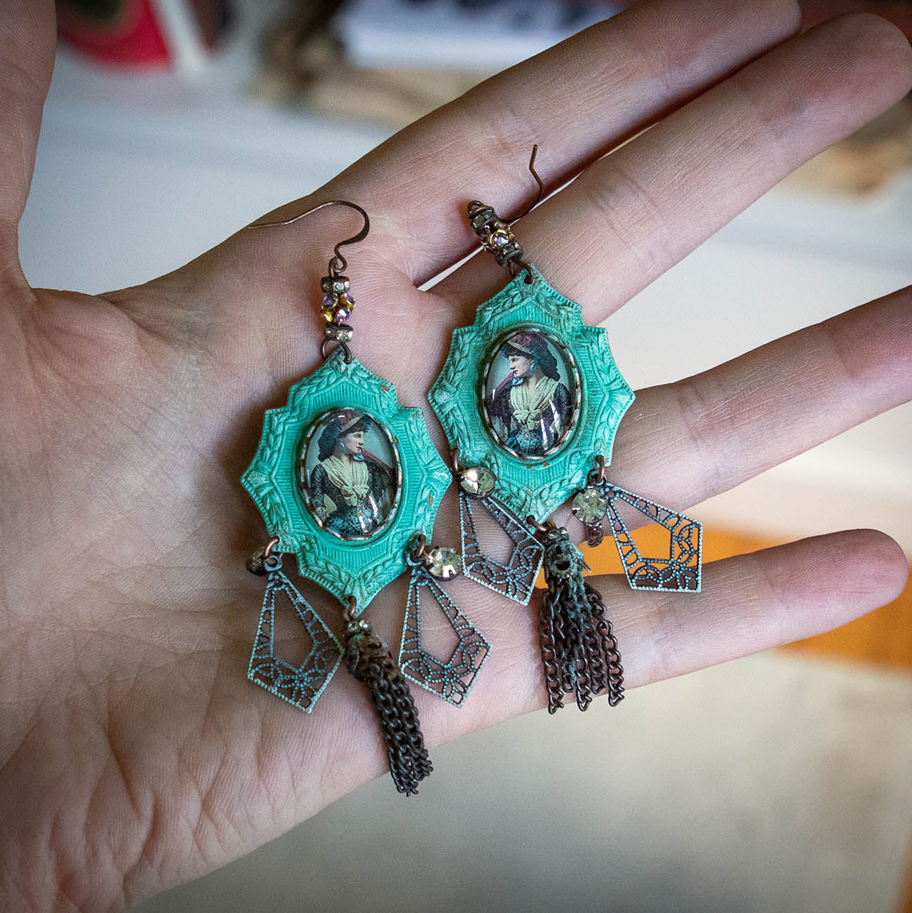 Enchantress Patina Earrings