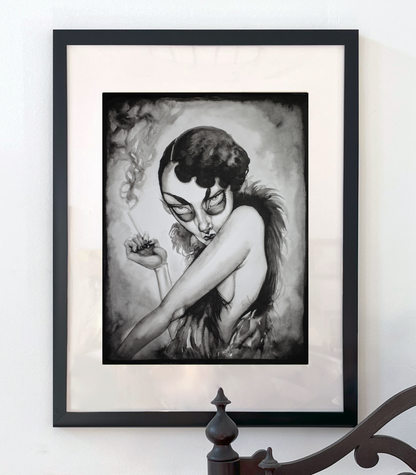 Flapper Giclée Art Print