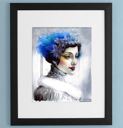 Frost Geisha Giclée Art Print